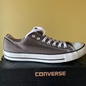 Brand new Converse All Star classic shoes color is called charcoal in box.